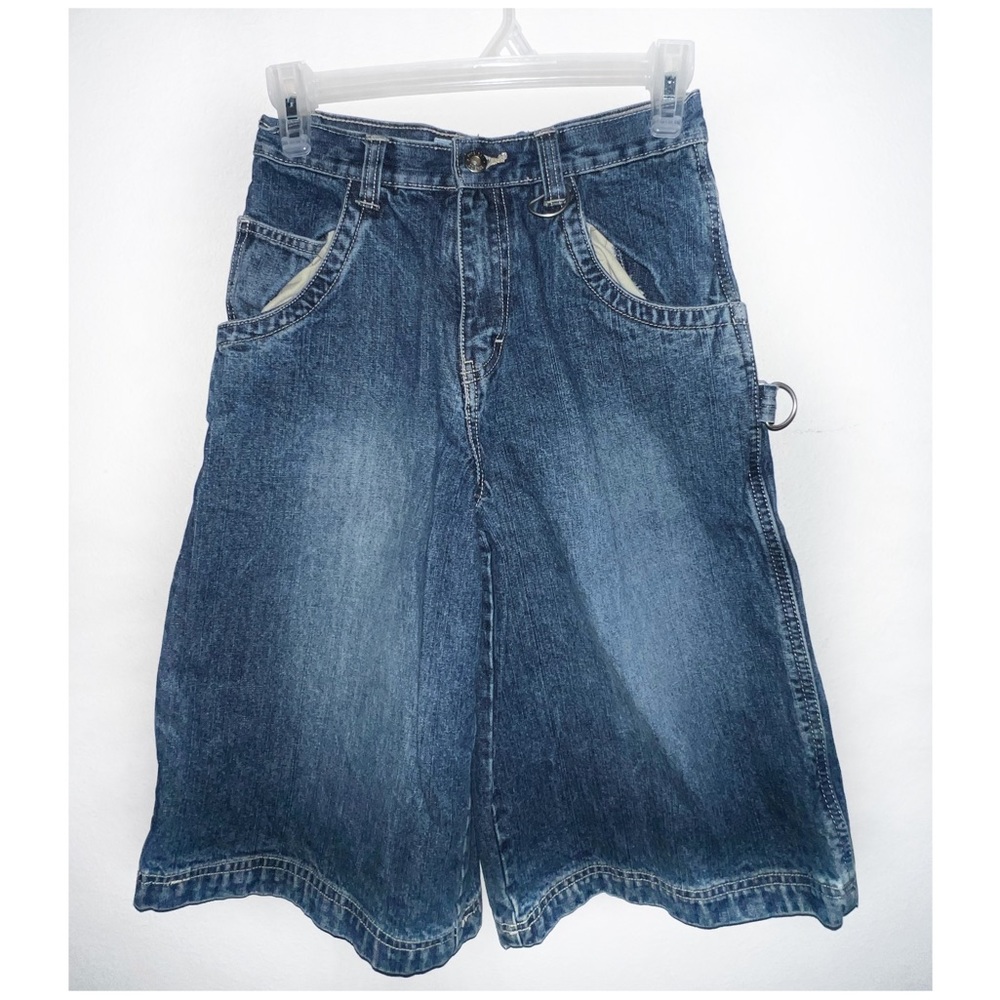 Phys.sci denim shorts. KIDS 16. WOMEN 22”/23” waist